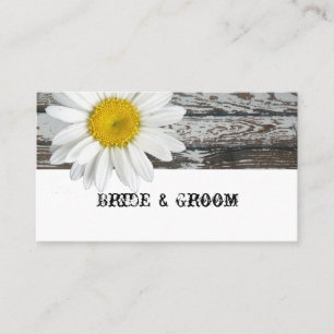 Vieux Bois Shasta Daisy Cartes de Place