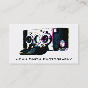 Vieux carte de visite de photographie