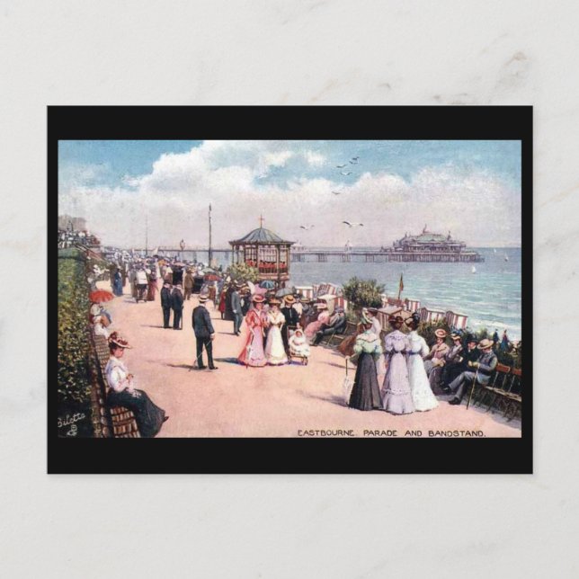 Vieux Carte Postale - Eastbourne, Sussex. (Devant)
