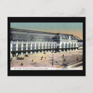 Vieux Carte postale - Lyon, France - Gare des Brot
