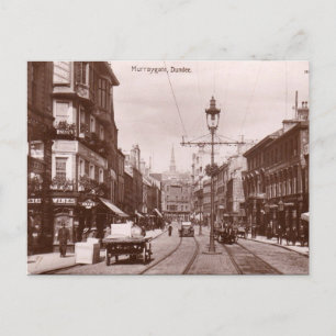 Vieux carte postale - Murraygate, Dundee