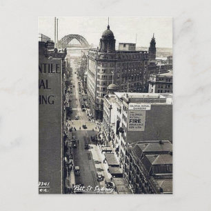 Vieux Carte Postale - Pitt Street. Sydney, NSW