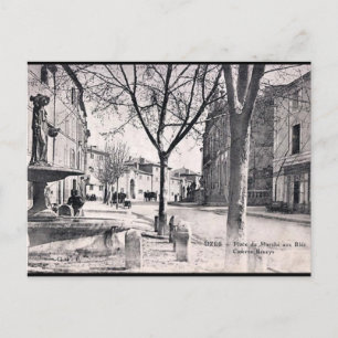 Vieux Carte Postale - Uzès, Gard, France.