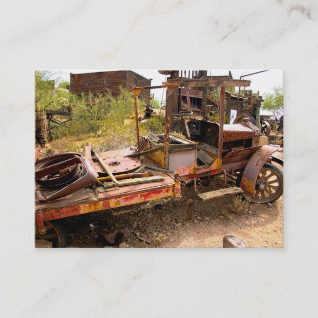 Vieux cartes de visite de voiture (Devant)