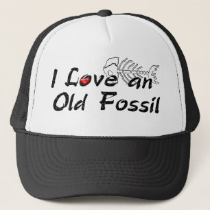Vieux casquette fossile