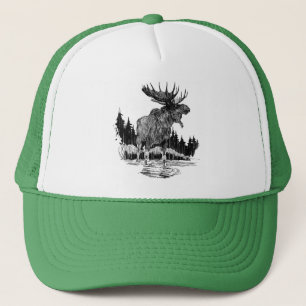 Vieux casquette grand d'orignaux