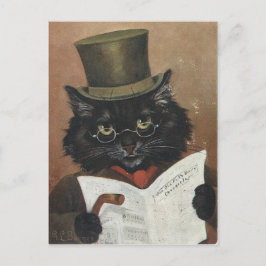 Vieux Chat Journal Postkarte