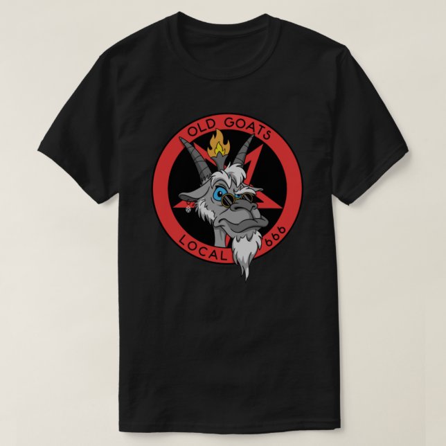 Vieux chèvres Local 666 T-shirt classique.png (Design devant)