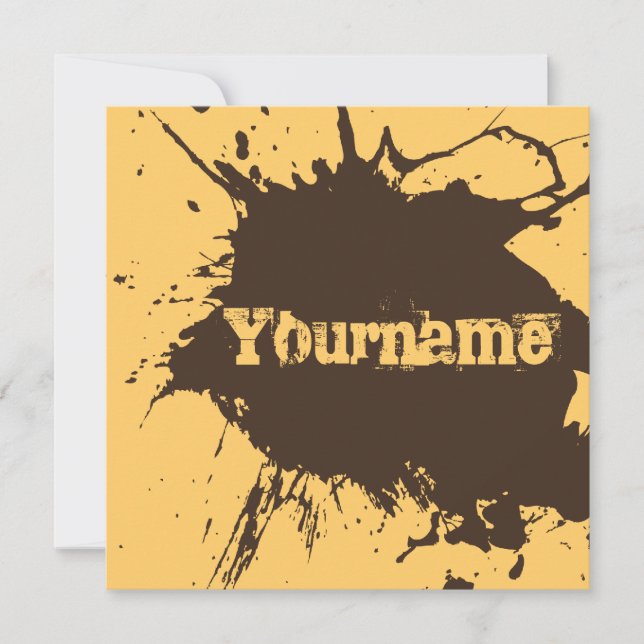 Vieux comme saleté - invitation de partie de rôti (Devant)