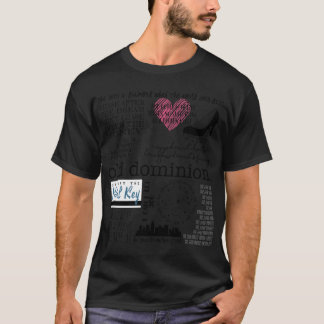 Vieux Dominion Lyrics Premium Scoop T-Shirt