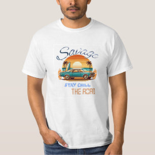vieux est en or voiture édition t-shirt
