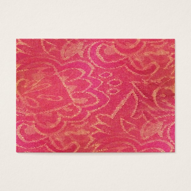 vieux fuchsia lampe ombrage tissu lignes de fleur (Devant)