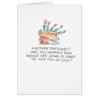 Vieux gâteau tombé inquiet