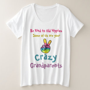 Vieux hippie fou grands-parents drôle Citation