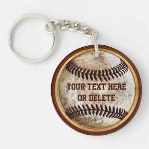 Vieux look Vintage Clavier de baseball PERSONNALIS