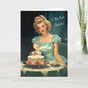 Vieux Mais Classique ! Carte d'anniversaire vintag