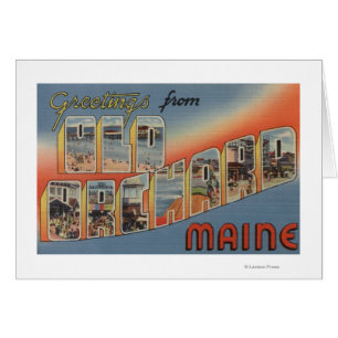 Vieux Orchard, Maine - Grandes Scènes Lettre