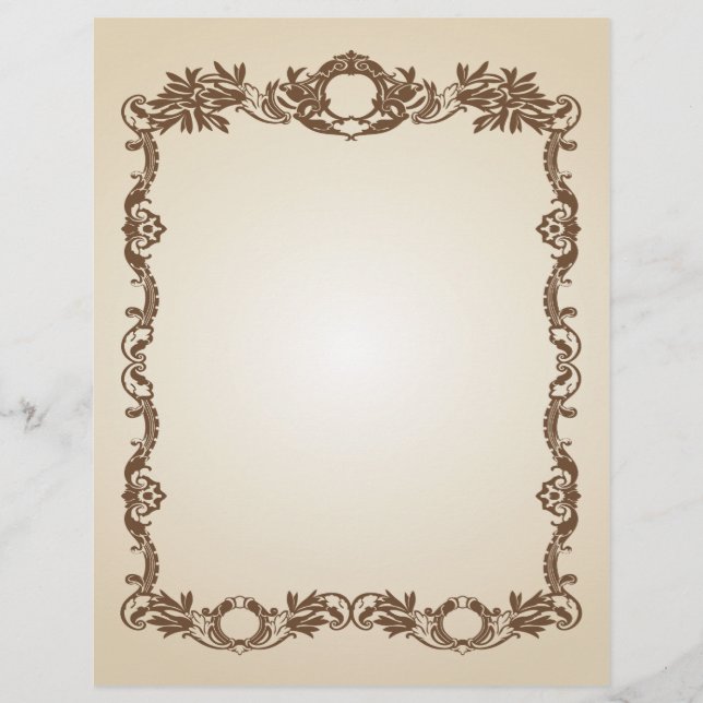 Vieux papier d'aspect Parchemin Vintage (Devant)