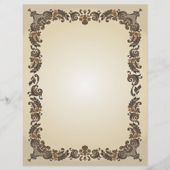 Vieux papier d'aspect Parchemin Vintage (Devant)