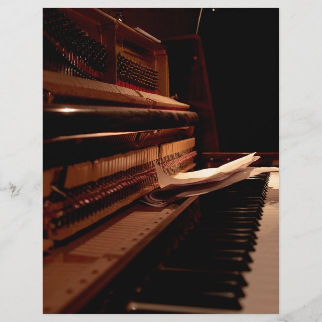 Vieux prospectus pour piano (Devant)