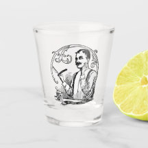 Vieux rasage de rasage verre
