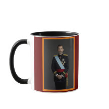 Vieux roi d'Espagne, photo Mug