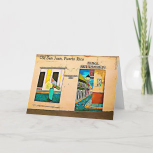 Vieux San Juan, carte de Noël Porto Rico