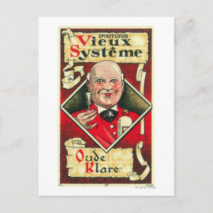 Vieux Systeme Wine LabelEurope Postkarte