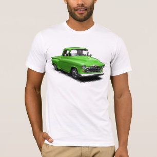 Vieux T-shirt caoutchouteux vert chaud de collecte