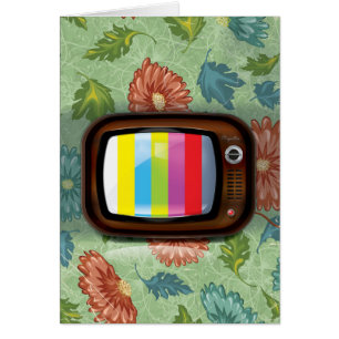 Vieux téléviseur CRT Vintage