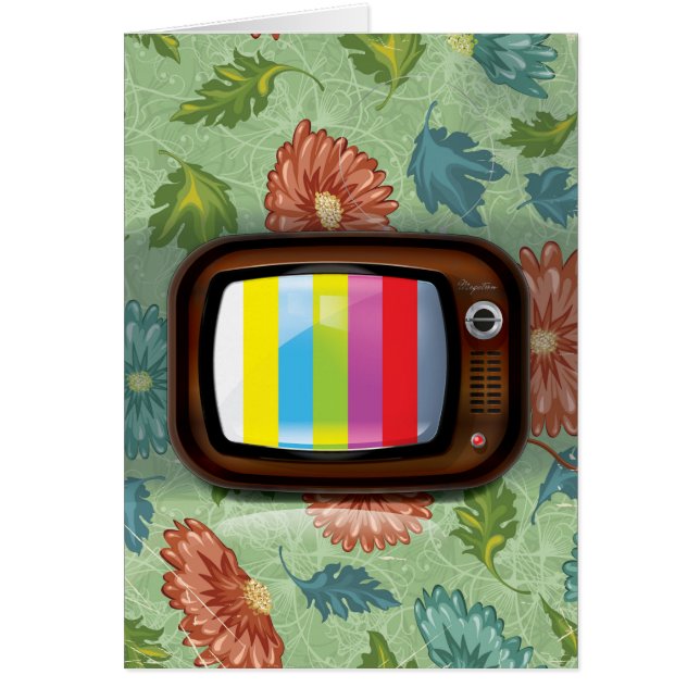 Vieux téléviseur CRT Vintage (Devant)