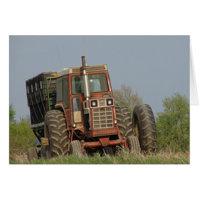 Vieux tracteur (Devant horizontal)