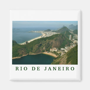 "View from Sugar Loaf, Rio de Janeiro"-Magnet Magnet