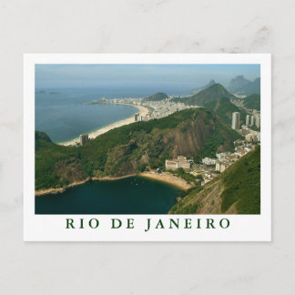"View from Sugarloaf, Rio de Janeiro" Postkarte