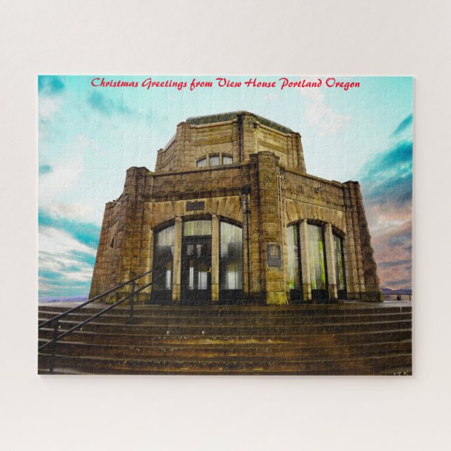 View House Portland Oregon. Weihnachtsgrüße (Horizontal)