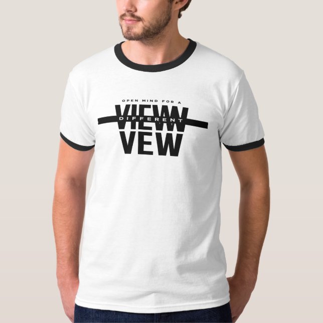 View Not Found Men's Ringer T-Shirt (Devant)