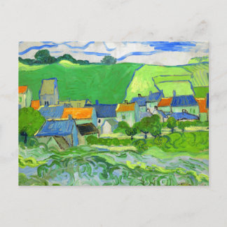 View of Auvers Van Gogh Fine Art Postkarte