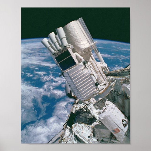 View of Earth and Payload aboard Shuttle Columbia Poster (Vorne)