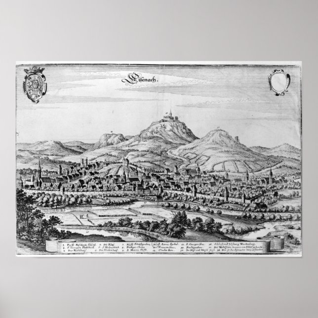 View of Eisenach Poster (Vorne)