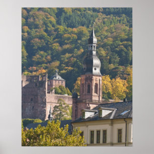 View of Heidelberg's Old Town Poster