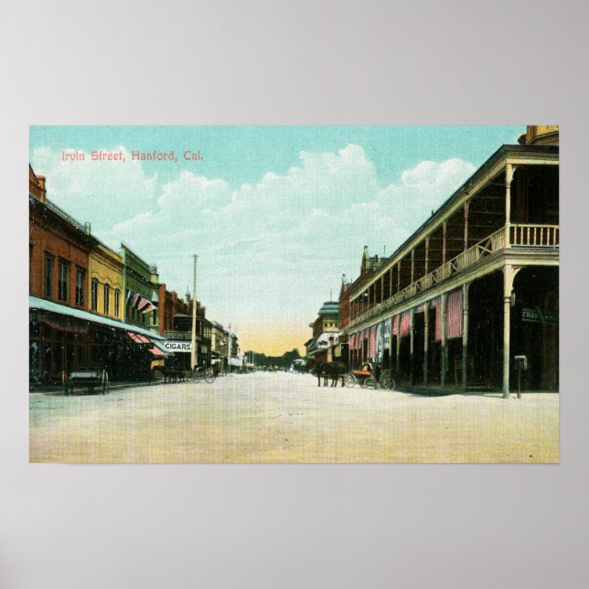 View of Irvin StreetHanford, CA Poster (Vorne)