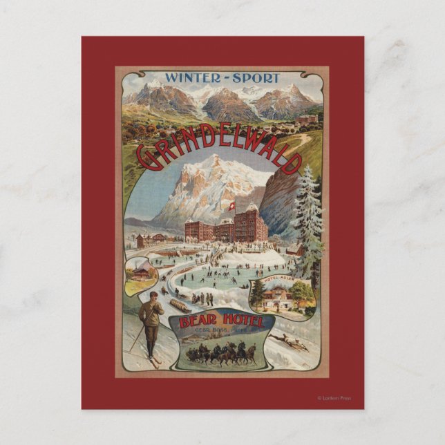 View of the Bear Postkarte (Vorderseite)