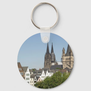 View of the city of Koeln (Cologne) in Germany Schlüsselanhänger