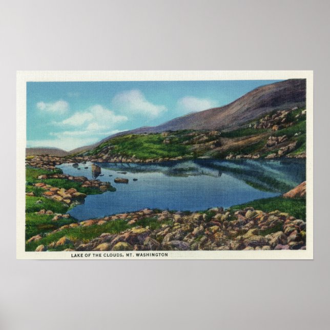 View of the Lake of the Clouds Poster (Vorne)