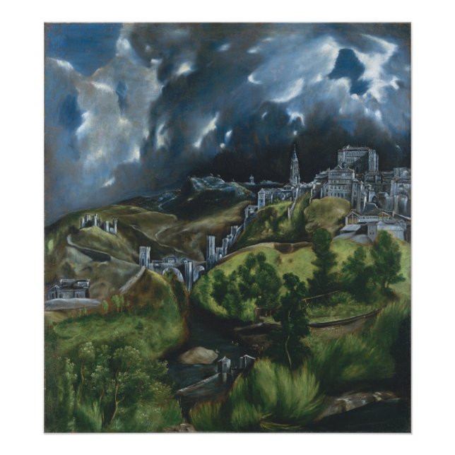 View of Toledo by El Greco Fotodruck (Vorne)