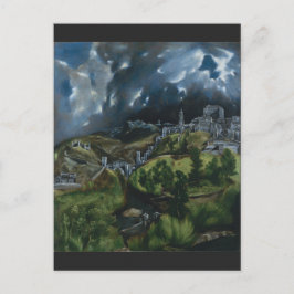 View of Toledo by El Greco Postkarte