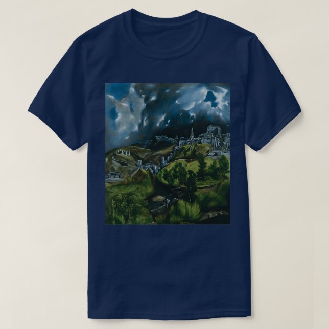View of Toledo by El Greco T-Shirt (Design vorne)