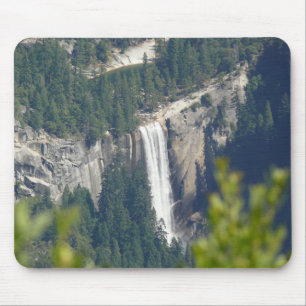 View of Vernal Falls from Glacier Point, CA Mousepad