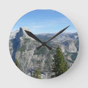 View of Yosemite from Glacier Point, CA Runde Wanduhr
