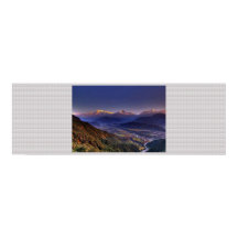 View POKHARA Nepal :CRYSTAL Border